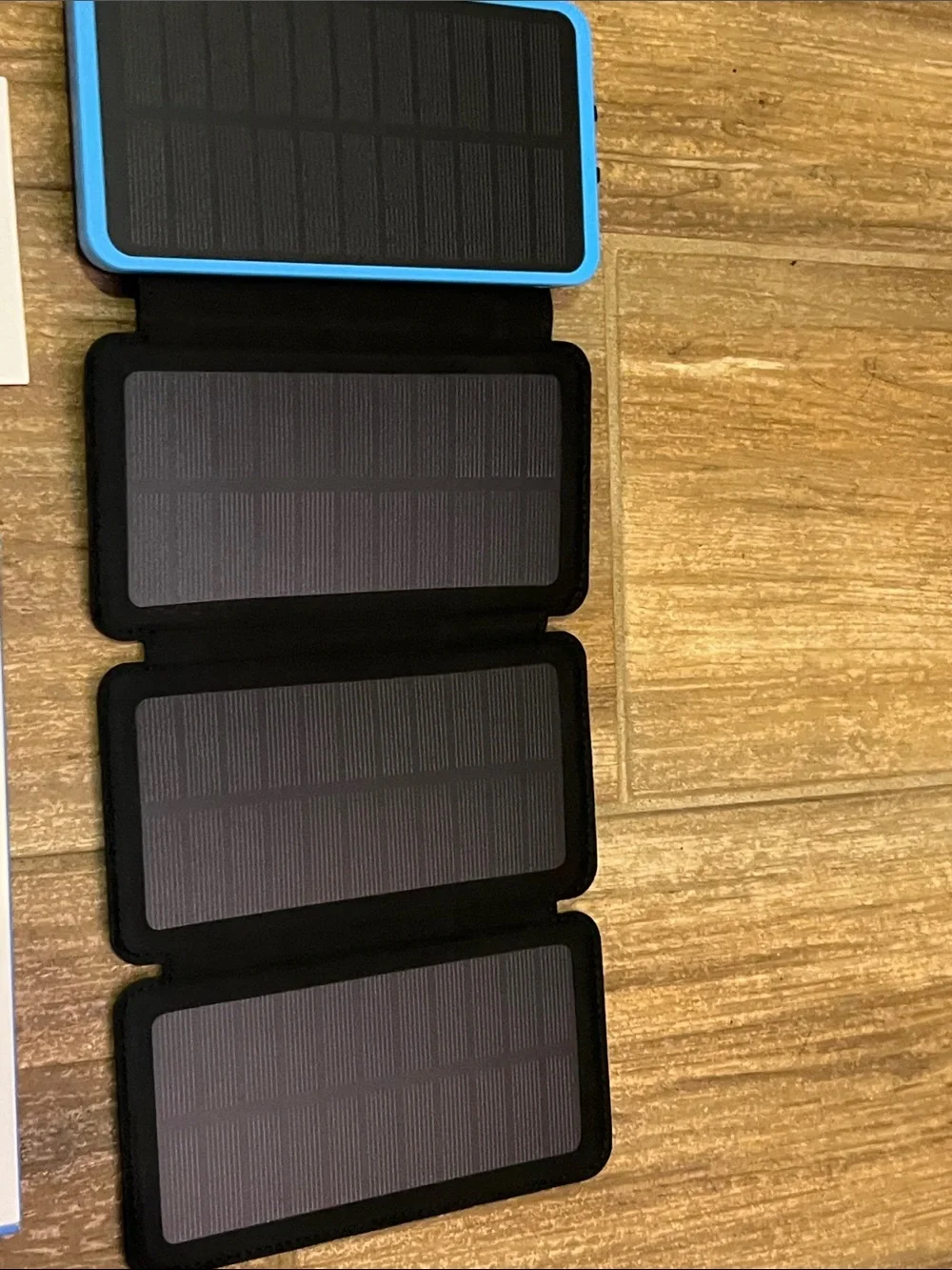 New open box 25000mAh Solar Charger Foldable Portable Power Bank emergency z9